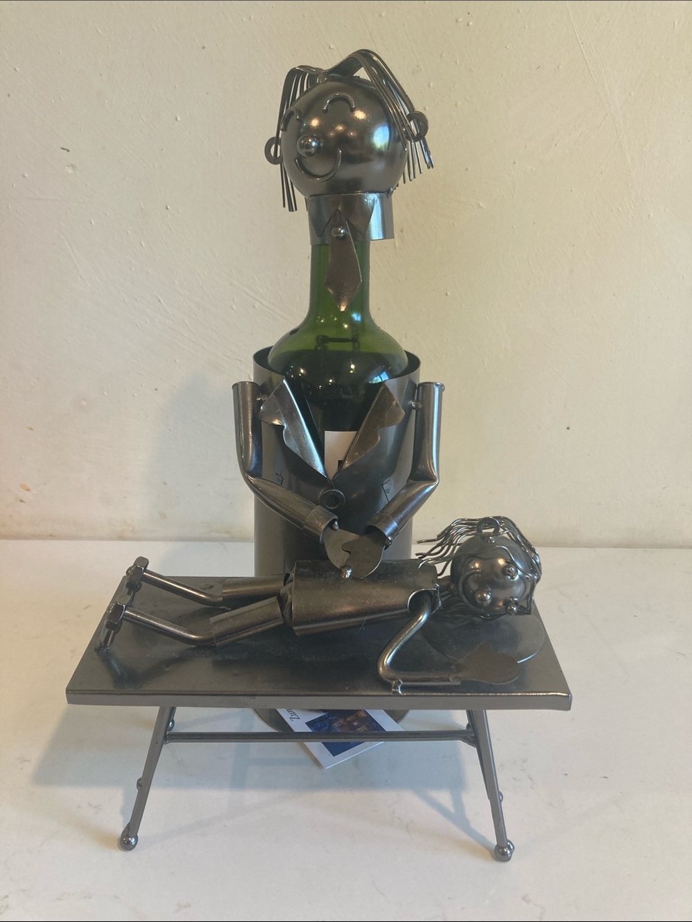 Metal Wine Holder Chiropractor